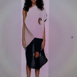 New w TAGS Issey Miyake LINK RINGs dress JP2, US M